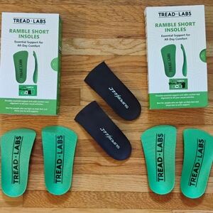 Bundle Of 3, Sz 6 or 6.5 Arch Support Insoles, Treadlabs + Superfeet